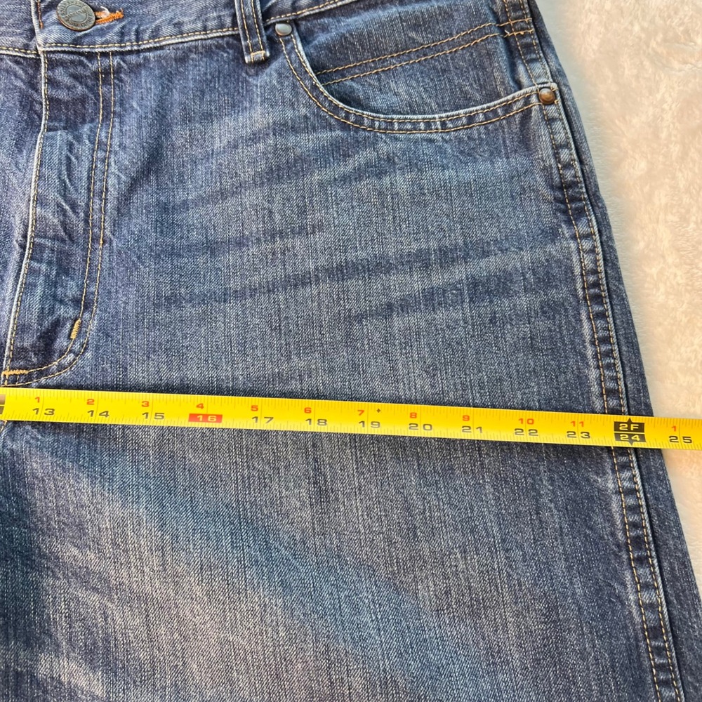 Wrangler Retro Relaxed Boot Jeans Mens 38x36 (39x36) TALL Med Wash Western FLAWS - Picture 8 of 16